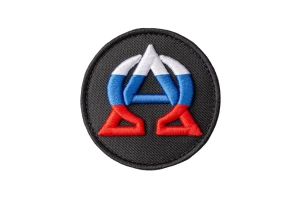 Шеврон на липучке ЛогаБога Россия чёрный
