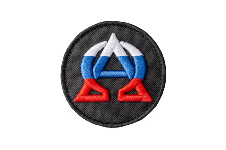 Шеврон на липучке ЛогаБога Россия чёрный