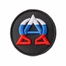 Шеврон на липучке ЛогаБога Россия чёрный