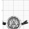 Подвеска "12 Апостолов" серебро